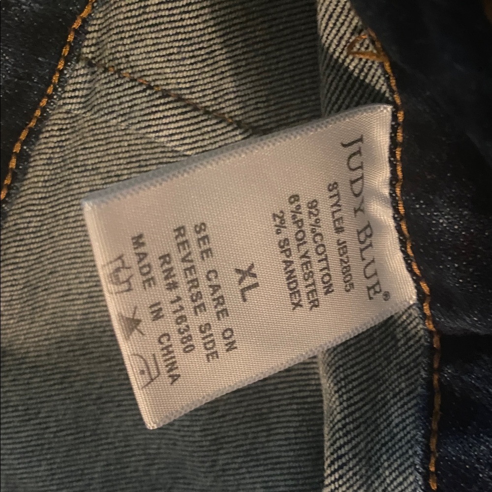Judy blue jean SKORT size XL - Picture 5 of 7